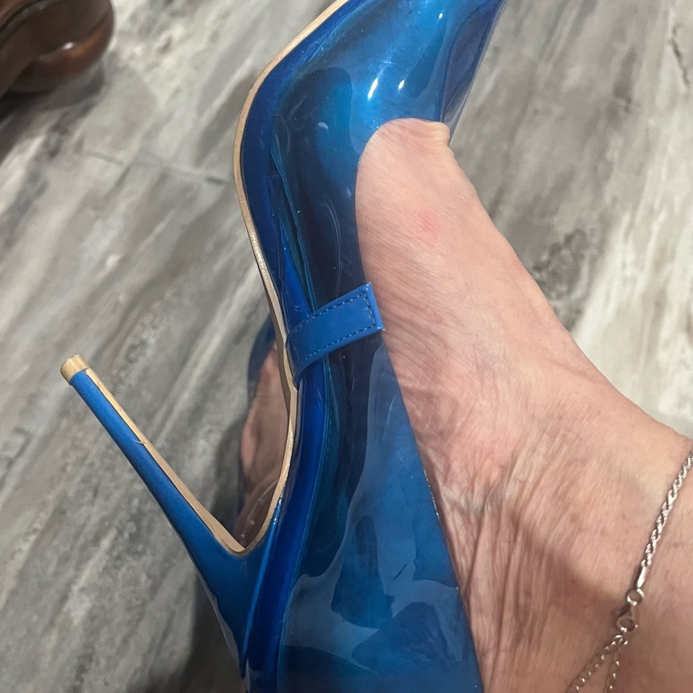Blue Transparent Heels - Picture 3 of 5